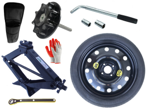 Notrad 125/70 R17 Dacia Sandero III / Stepway III (2020-jetzt) mit set