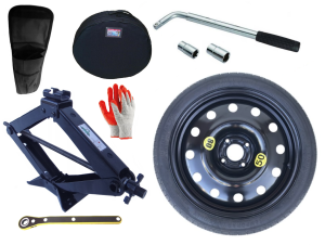 Notrad 125/70 R17 Hyundai Bayon (2021-jetzt) mit set